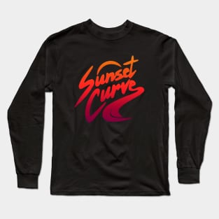 sunset curve Long Sleeve T-Shirt
